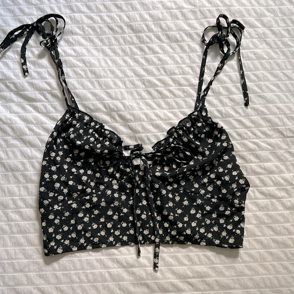 Cropped Floral Tank Women’s Small